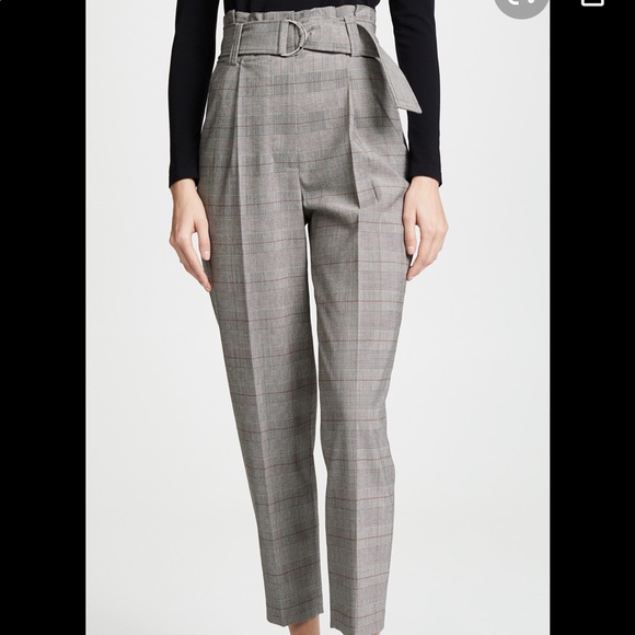 ALC A.L.C. Diego trouser paper bag belted pants - Picture 4 of 7